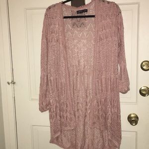 Pink cardigan